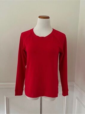 Lou & Grey for LOFT Red Soft Sweatshirt Top XS